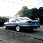 Image of a Holden VS Commodore taken at the rear three quarter angle